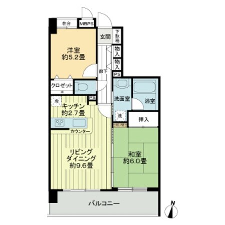 ライオンズマンション綾瀬青葉公園の物件間取画像